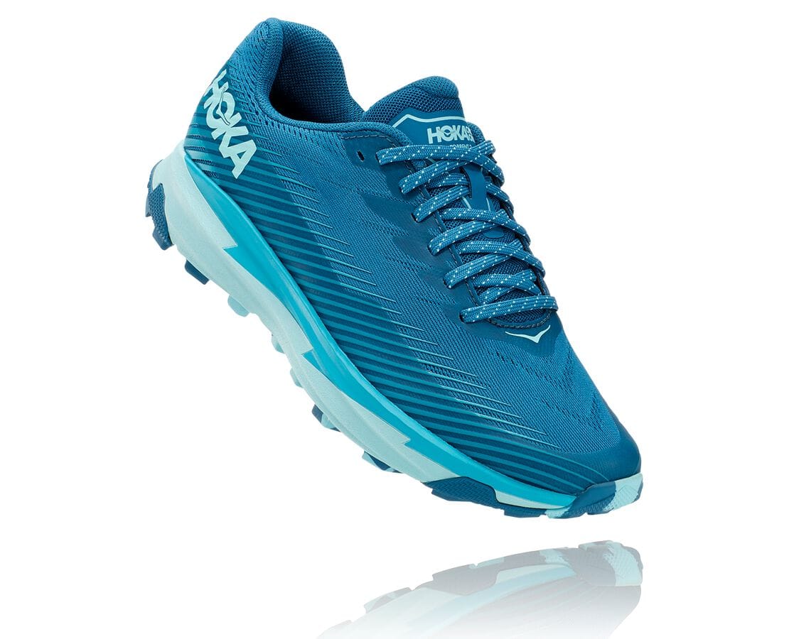 Hoka One One Torrent 2 Női Terepfutó Cipők Kék [RWFSE-0346]